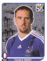 Franck Ribery France samolepka Panini World Cup 2010 #100